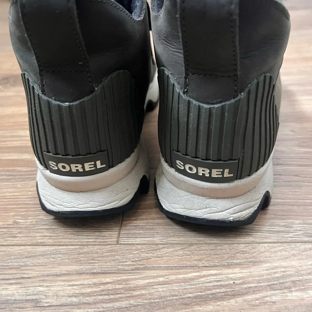 SOREL dark green and grey sneaker boots - Picture 4 of 7